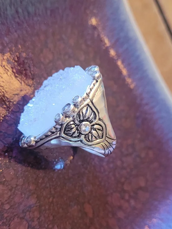 Silpada Beauty In The Rough Ring - Picture 4 of 6